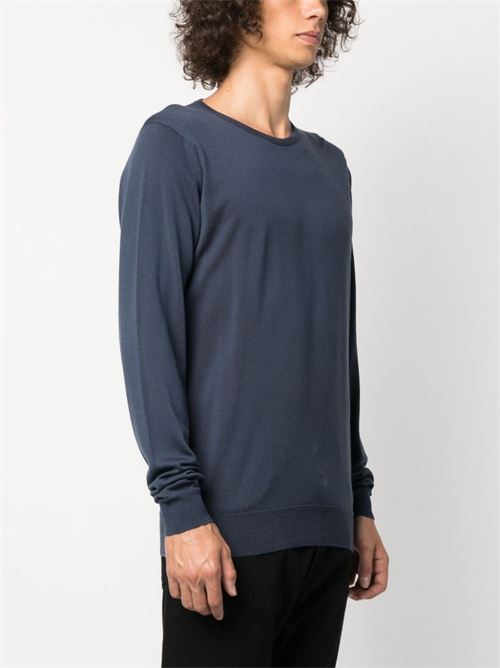 Lundy Sweater JOHN SMEDLEY | LUNDYSMOKE BLUE